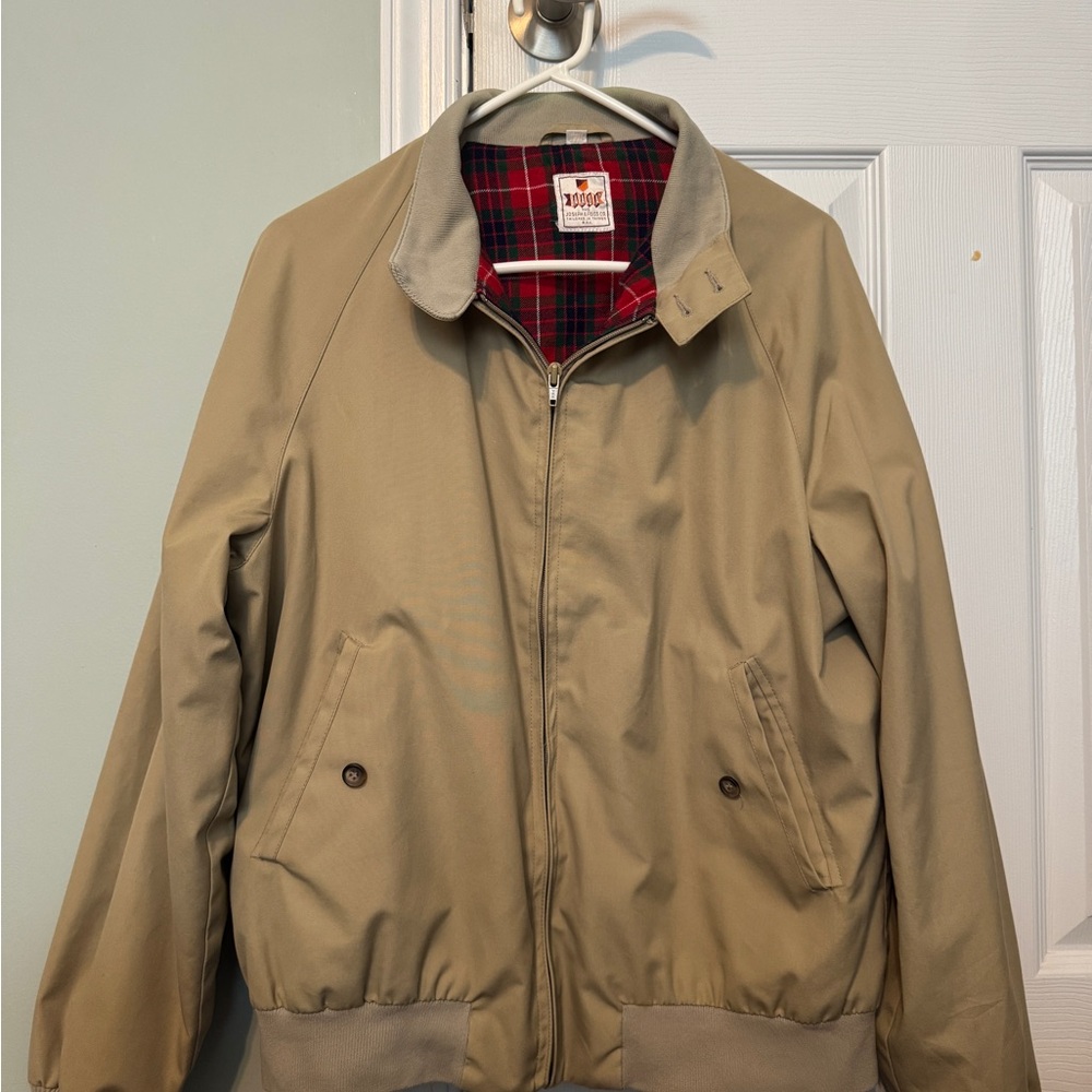 Classic Beige Bomber Jacket